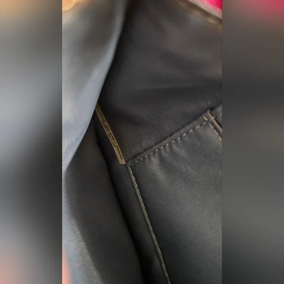 Coach Magenta Leather Slim Wristlet Clutch with silver chain New with Tags - Picture 12 of 14